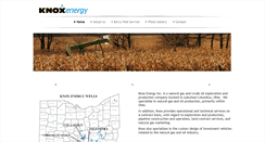 Desktop Screenshot of knoxenergy.com